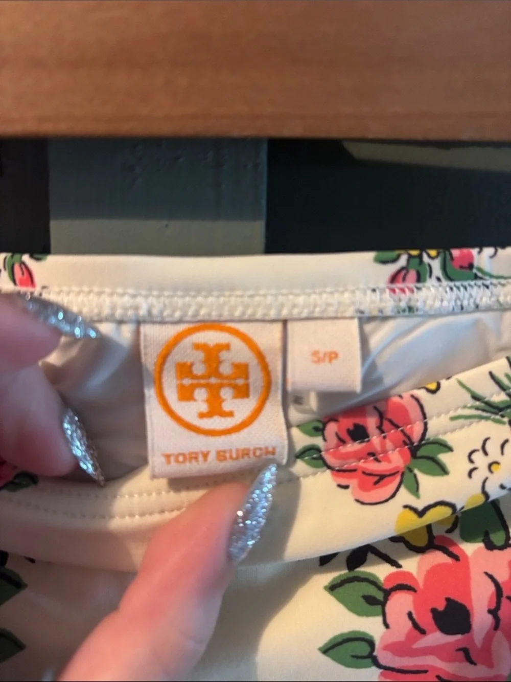 New Tory Burch Lipsi Reva Printed Garden Veil Bikini Swim Top Bottoms Floral S